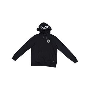 DC Shoe Co USA Snowboarding Fleece Hoodie Black Pullover Womens X-Small Skater